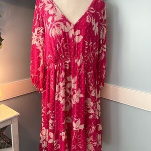 Torrid Vibrant Pink Dress